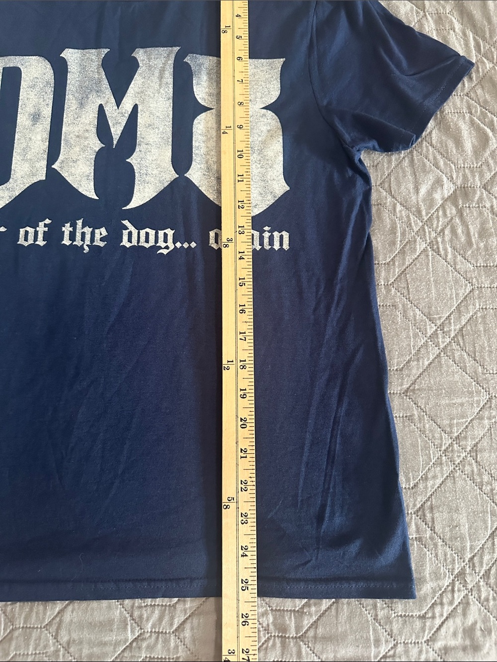 DMX tour shirt Size Small blue - Picture 3 of 5